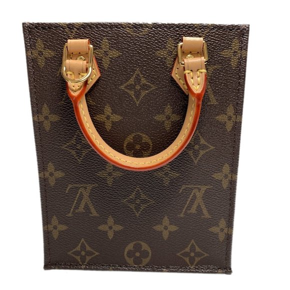 Petit Sac Plat Shoulder Handbag Monogram Canvas - Picture 2 of 11